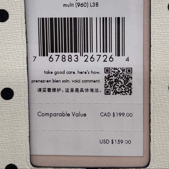 Kate Spade Disney X New York Minnie Mouse Zip Around Wallet - Picture 8 of 8